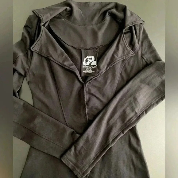 Mark and Estel Designer Pleated Long Cardigan Witchy Whimsigoth Indie Sleeze - Picture 11 of 14